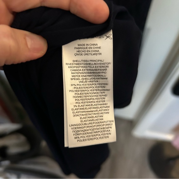 NWT Lauren Ralph Lauren Luiana Lace Off-Shoulder Navy Blue Evening Dress - Picture 12 of 14